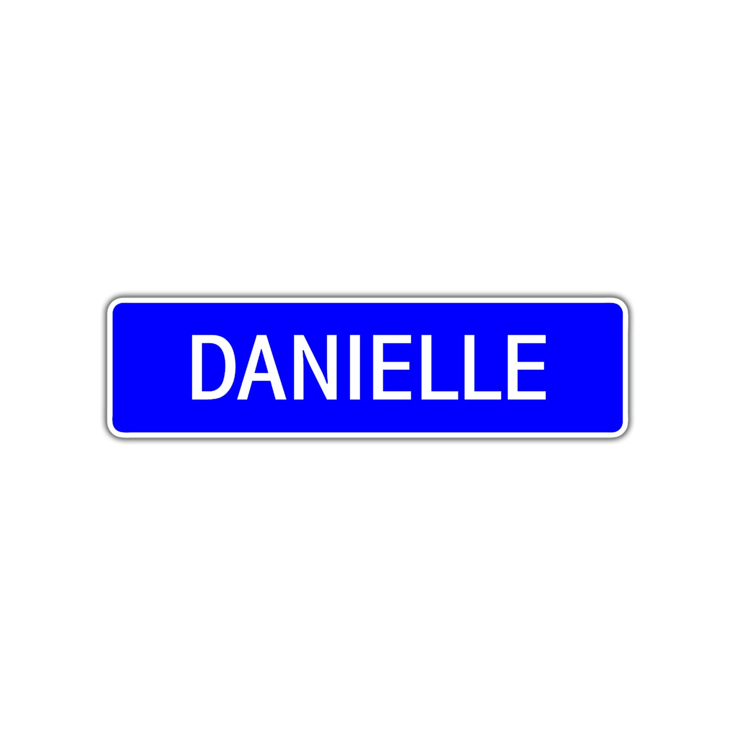 Danielle Street Sign Children Name Room Plate