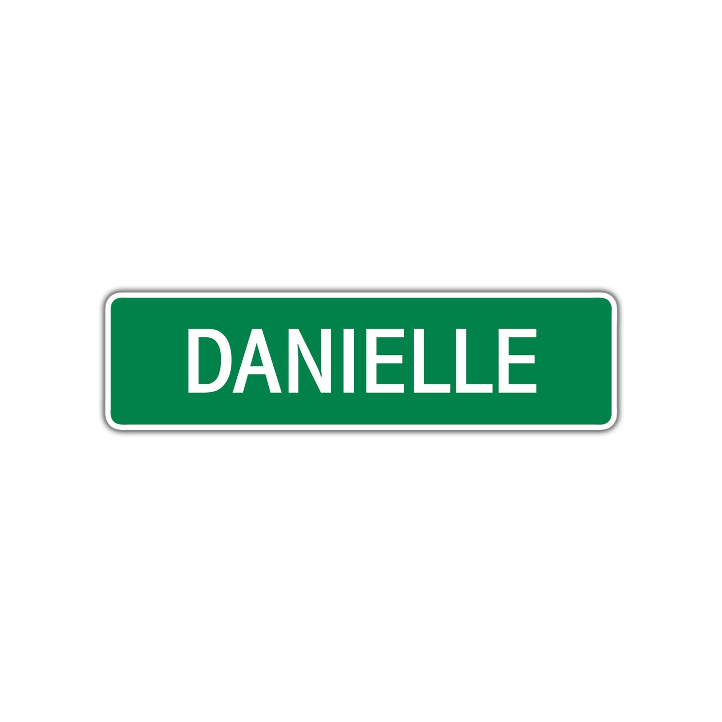 Danielle Street Sign Children Name Room Plate