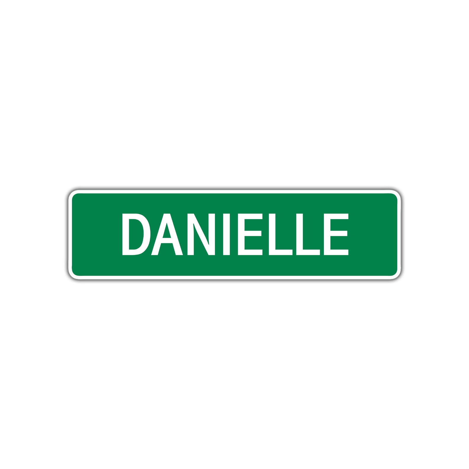 Danielle Street Sign Children Name Room Plate