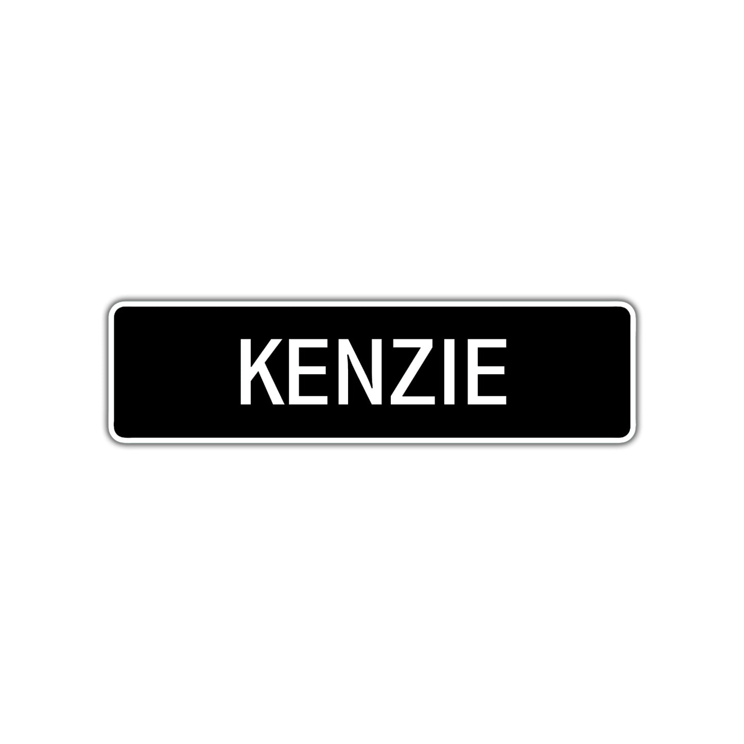 Kenzie Street Sign Children Name Room Plate