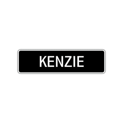 Kenzie Street Sign Children Name Room Plate