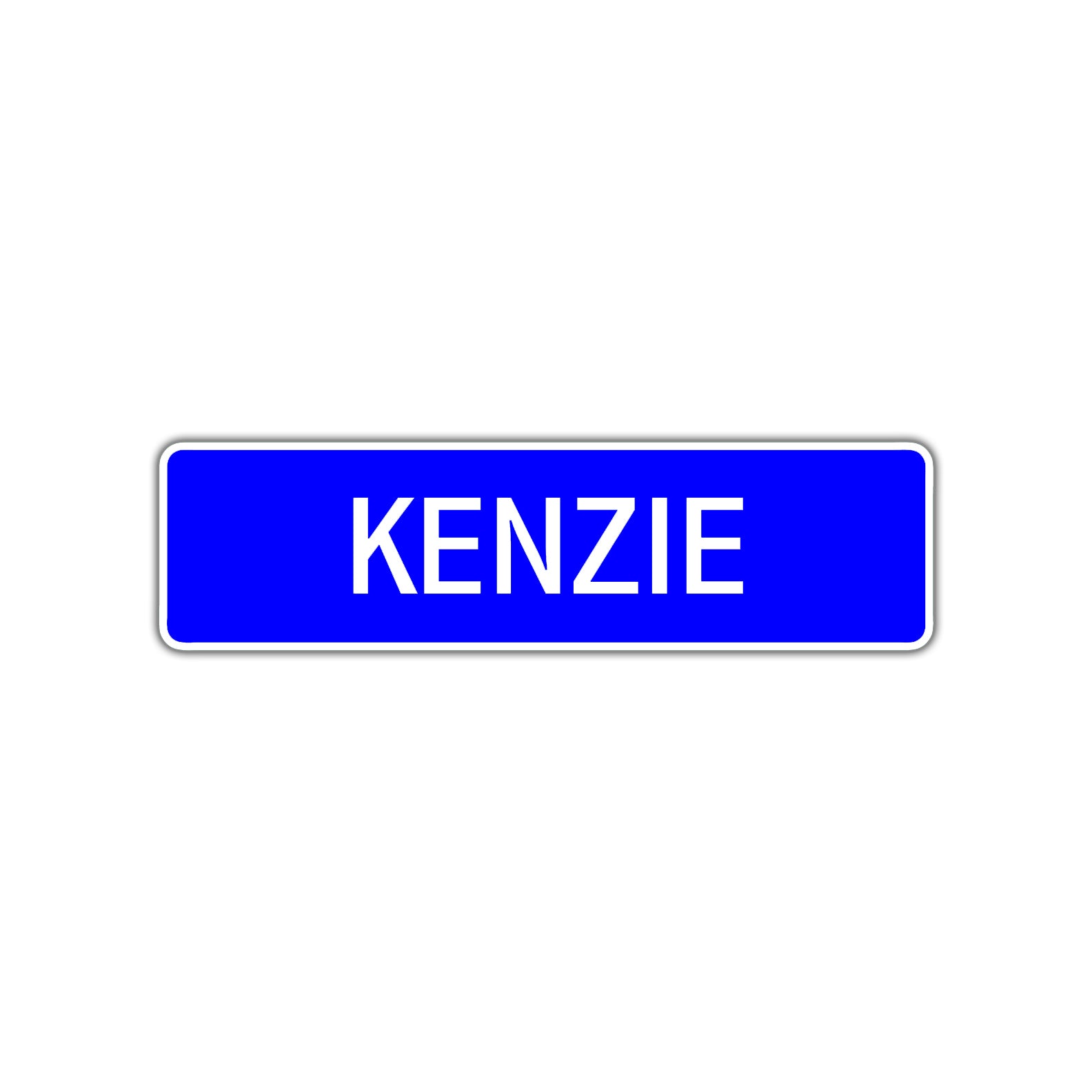 Kenzie Street Sign Children Name Room Plate