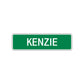 Kenzie Street Sign Children Name Room Plate