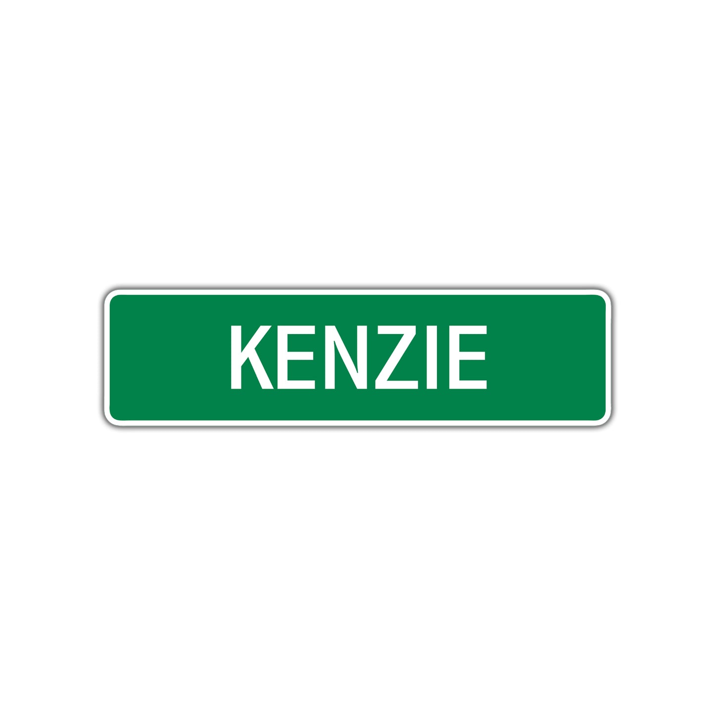 Kenzie Street Sign Children Name Room Plate