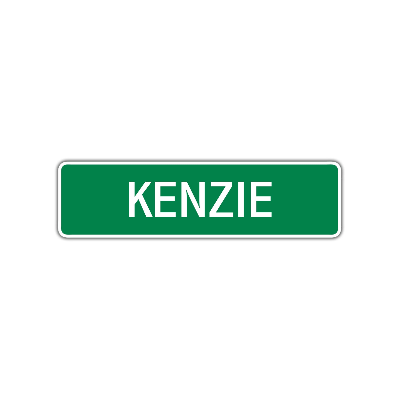Kenzie Street Sign Children Name Room Plate