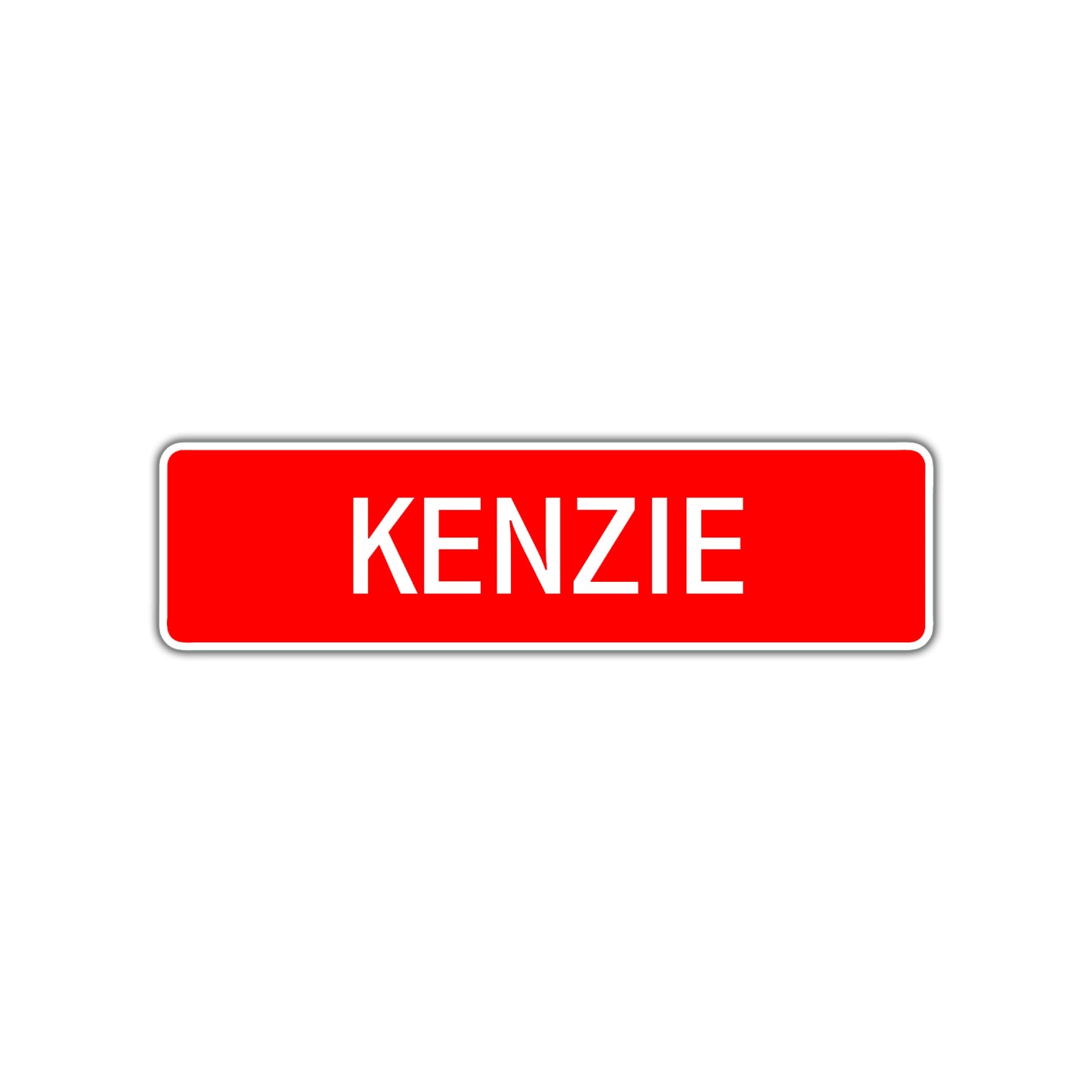 Kenzie Street Sign Children Name Room Plate