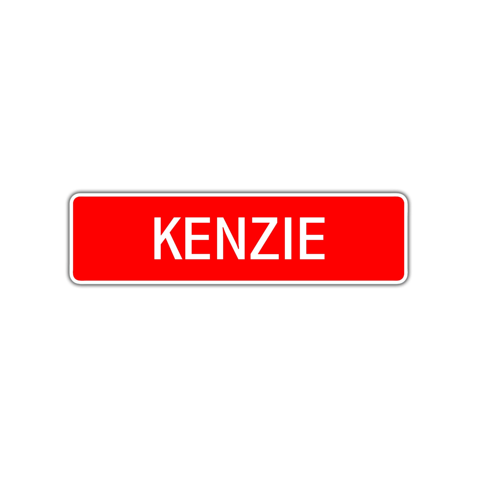 Kenzie Street Sign Children Name Room Plate