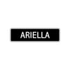 Ariella Street Sign Children Name Room Plate