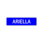 Ariella Street Sign Children Name Room Plate