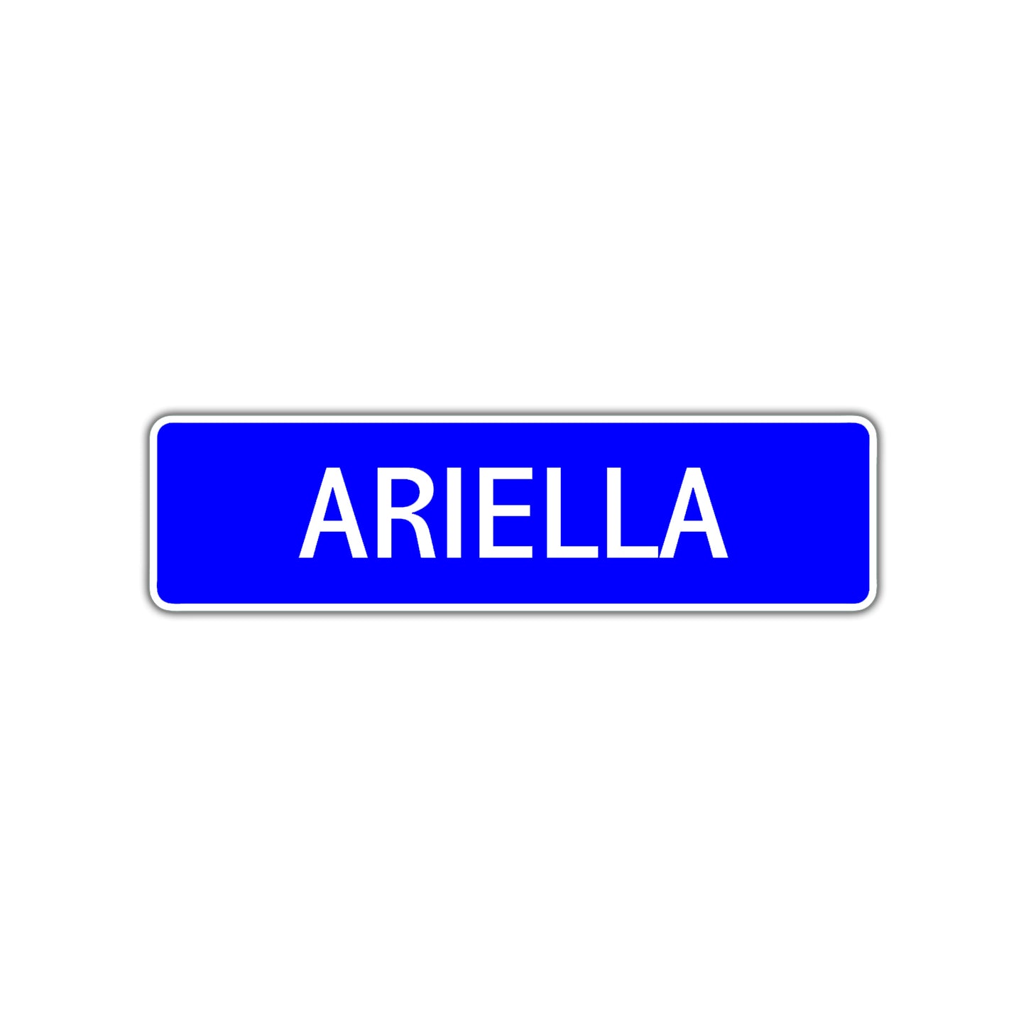Ariella Street Sign Children Name Room Plate