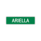 Ariella Street Sign Children Name Room Plate