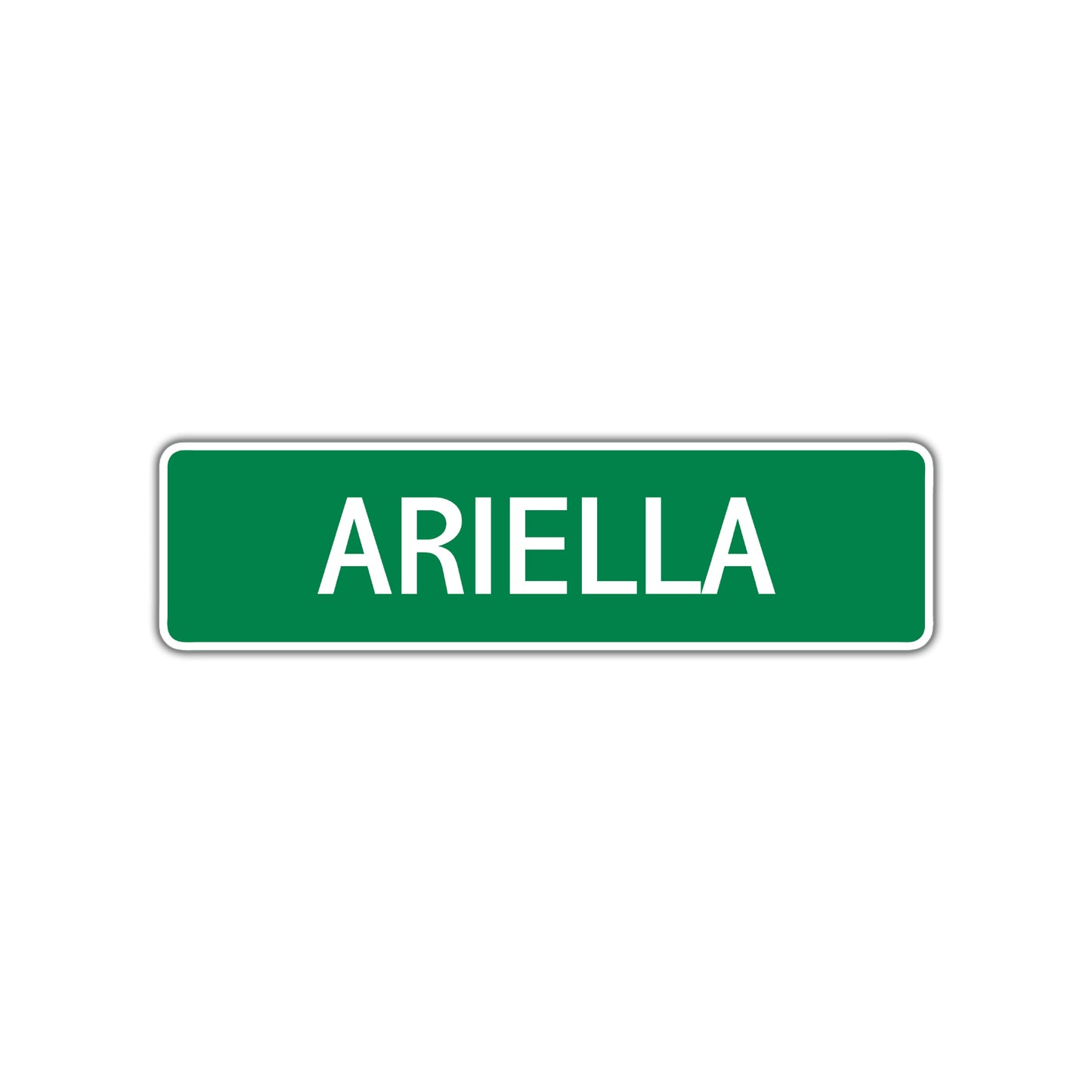 Ariella Street Sign Children Name Room Plate