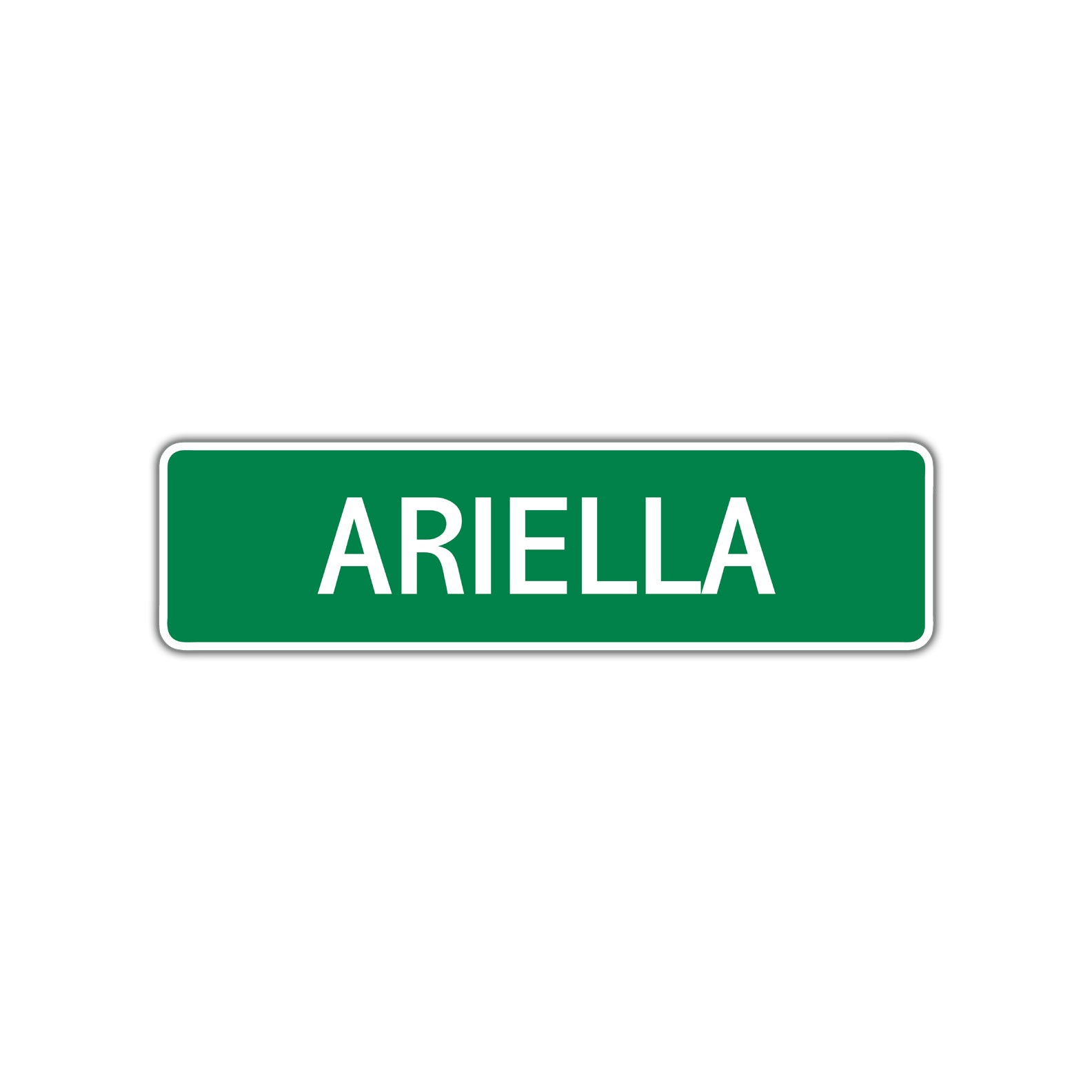Ariella Street Sign Children Name Room Plate