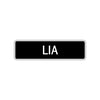 Lia Street Sign Children Name Room Plate