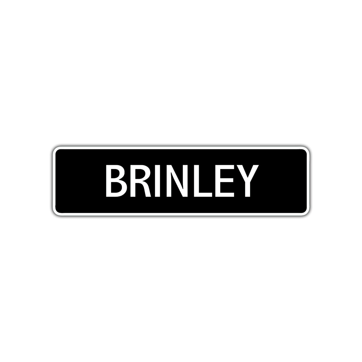Brinley Street Sign Children Name Room Plate