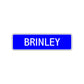 Brinley Street Sign Children Name Room Plate