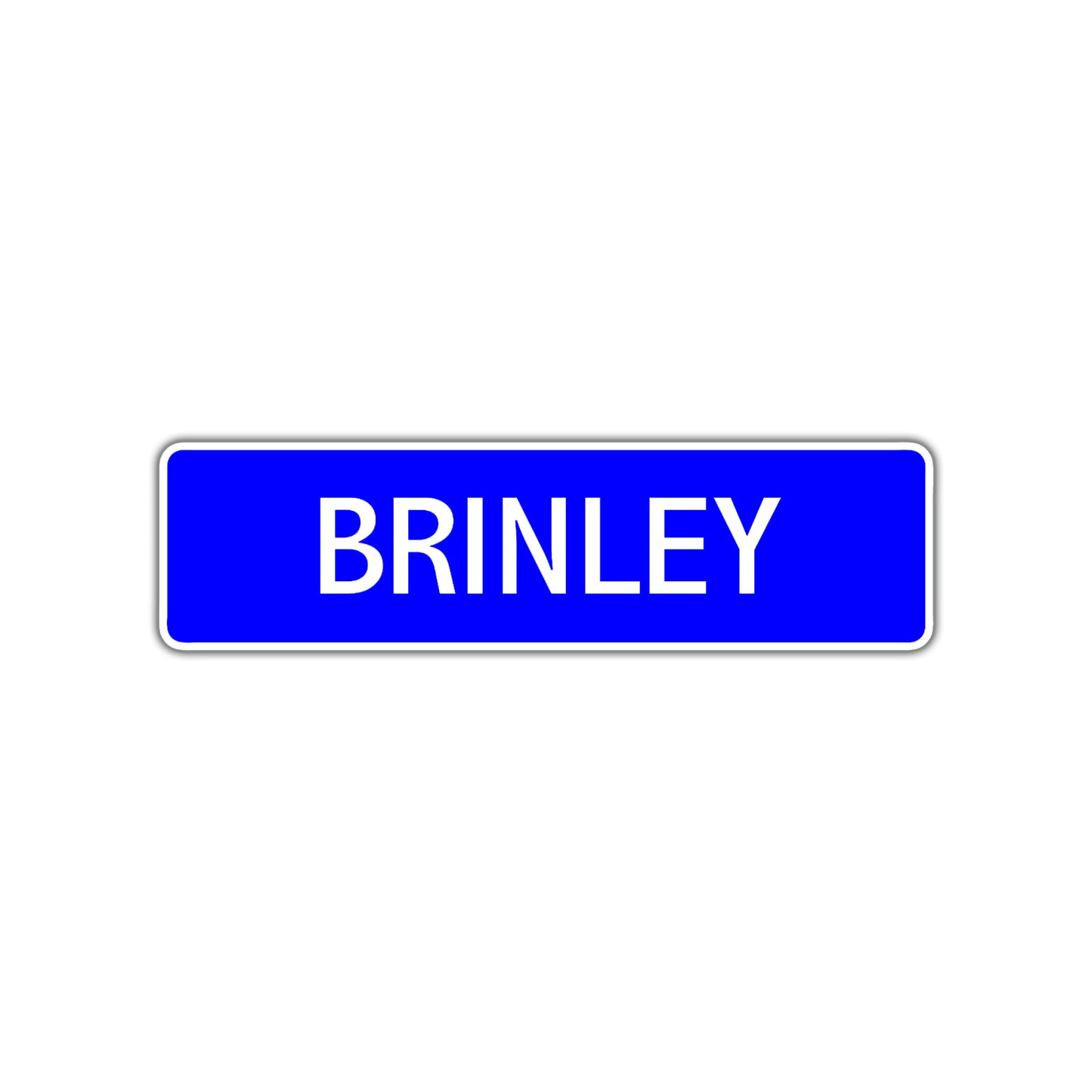 Brinley Street Sign Children Name Room Plate