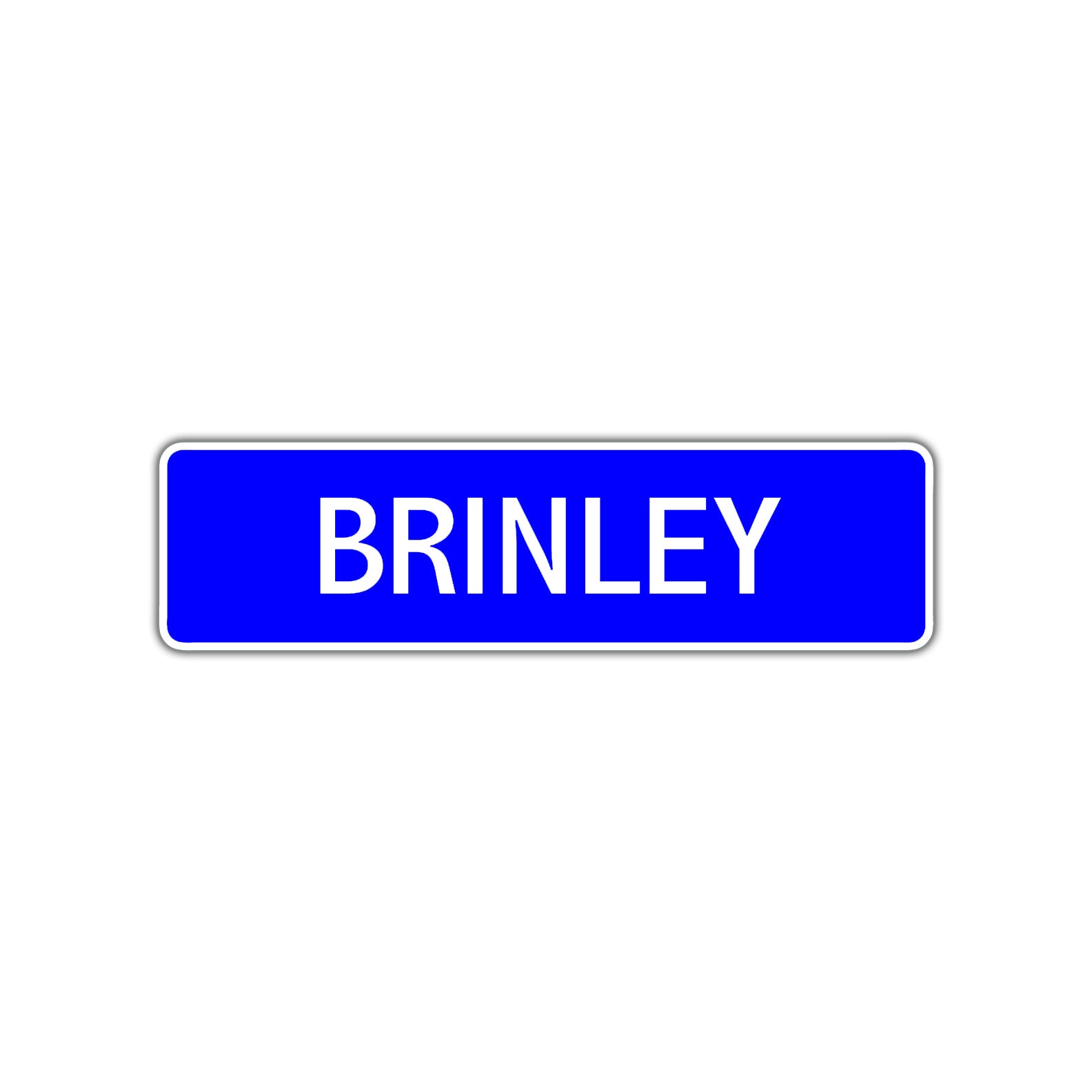 Brinley Street Sign Children Name Room Plate