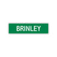 Brinley Street Sign Children Name Room Plate