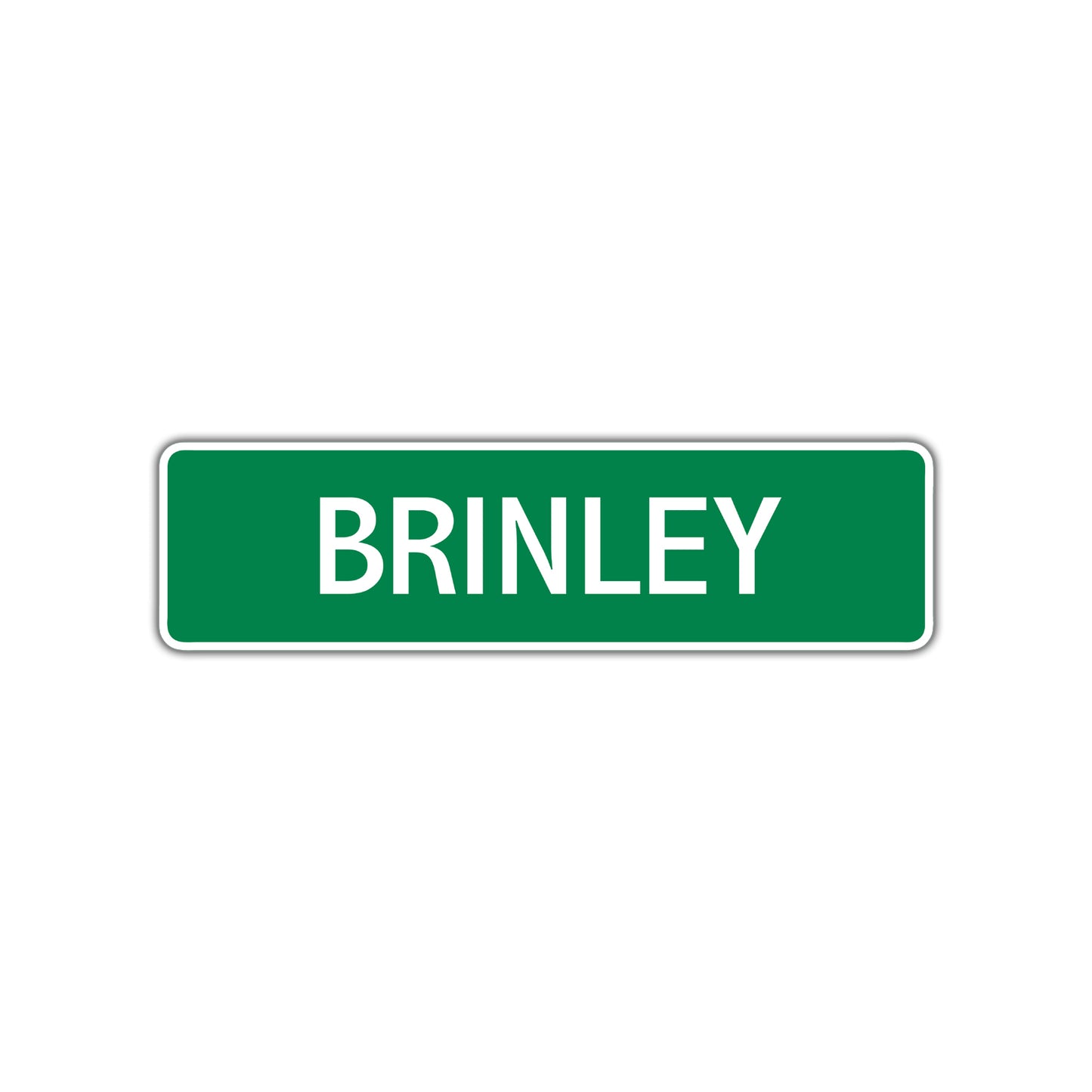 Brinley Street Sign Children Name Room Plate