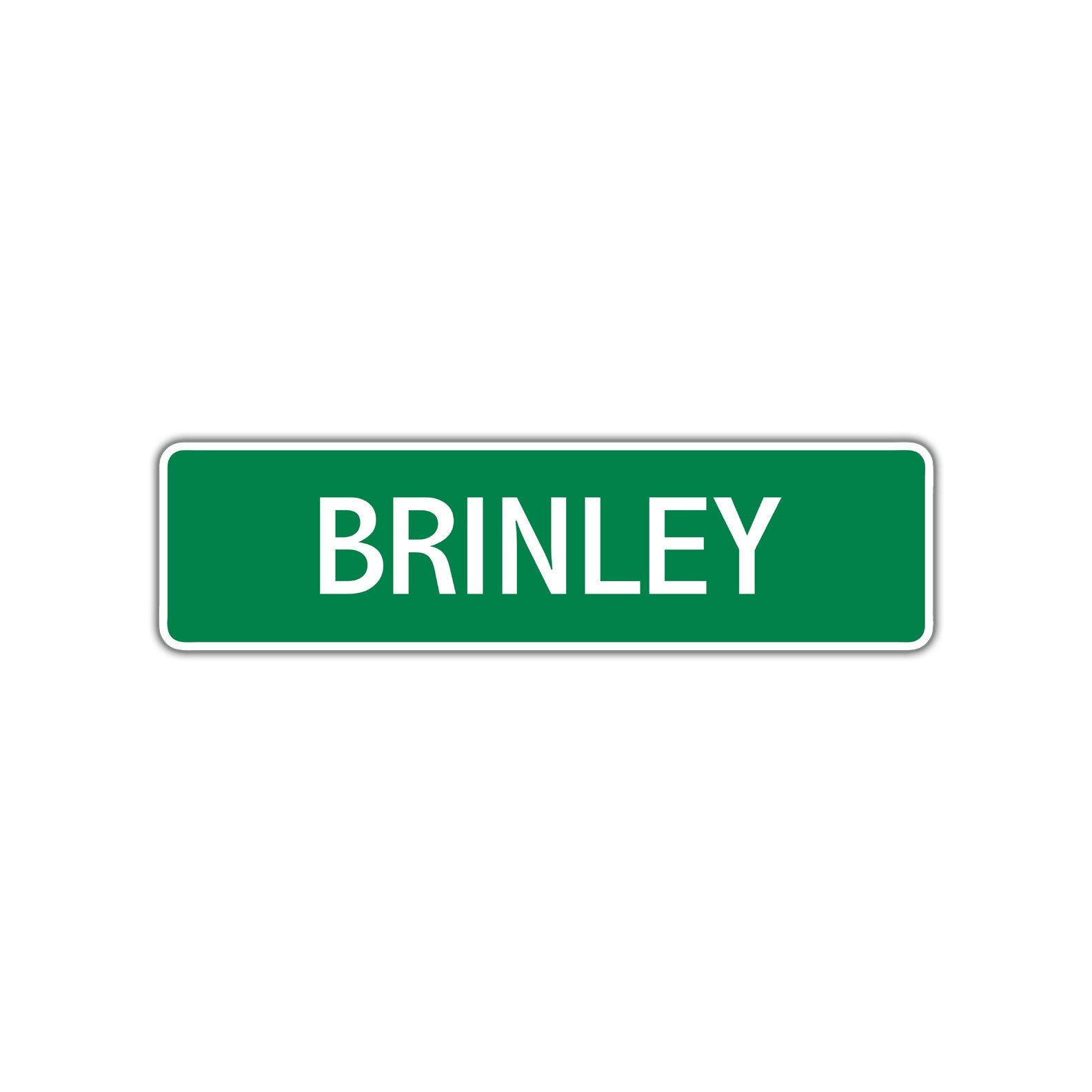 Brinley Street Sign Children Name Room Plate