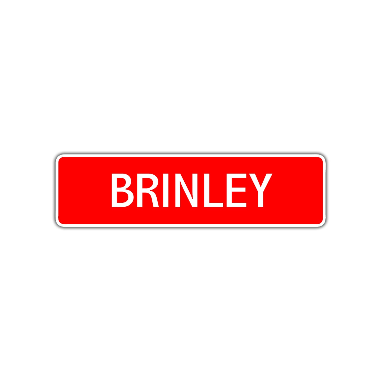 Brinley Street Sign Children Name Room Plate