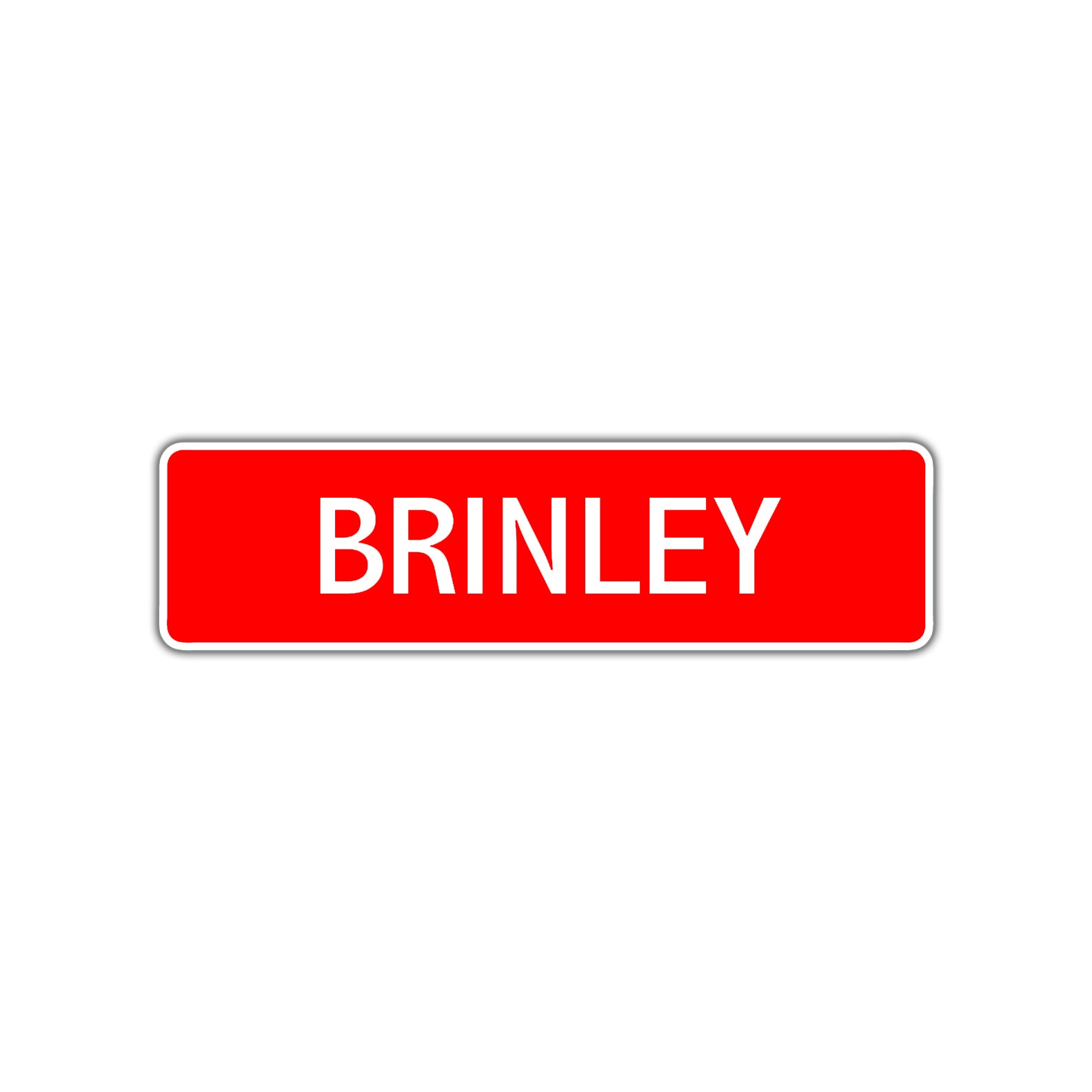 Brinley Street Sign Children Name Room Plate