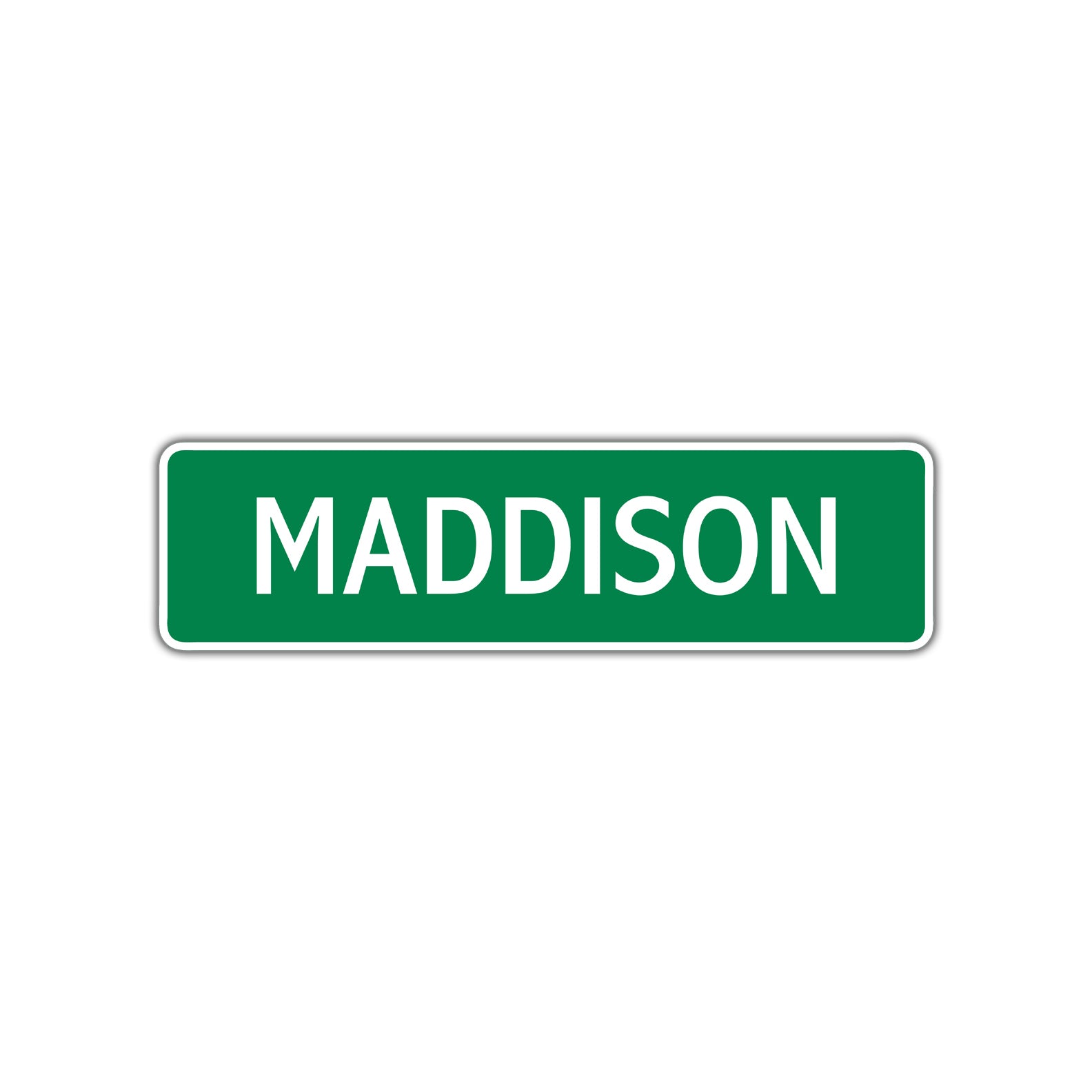 Maddison Street Sign Children Name Room Plate