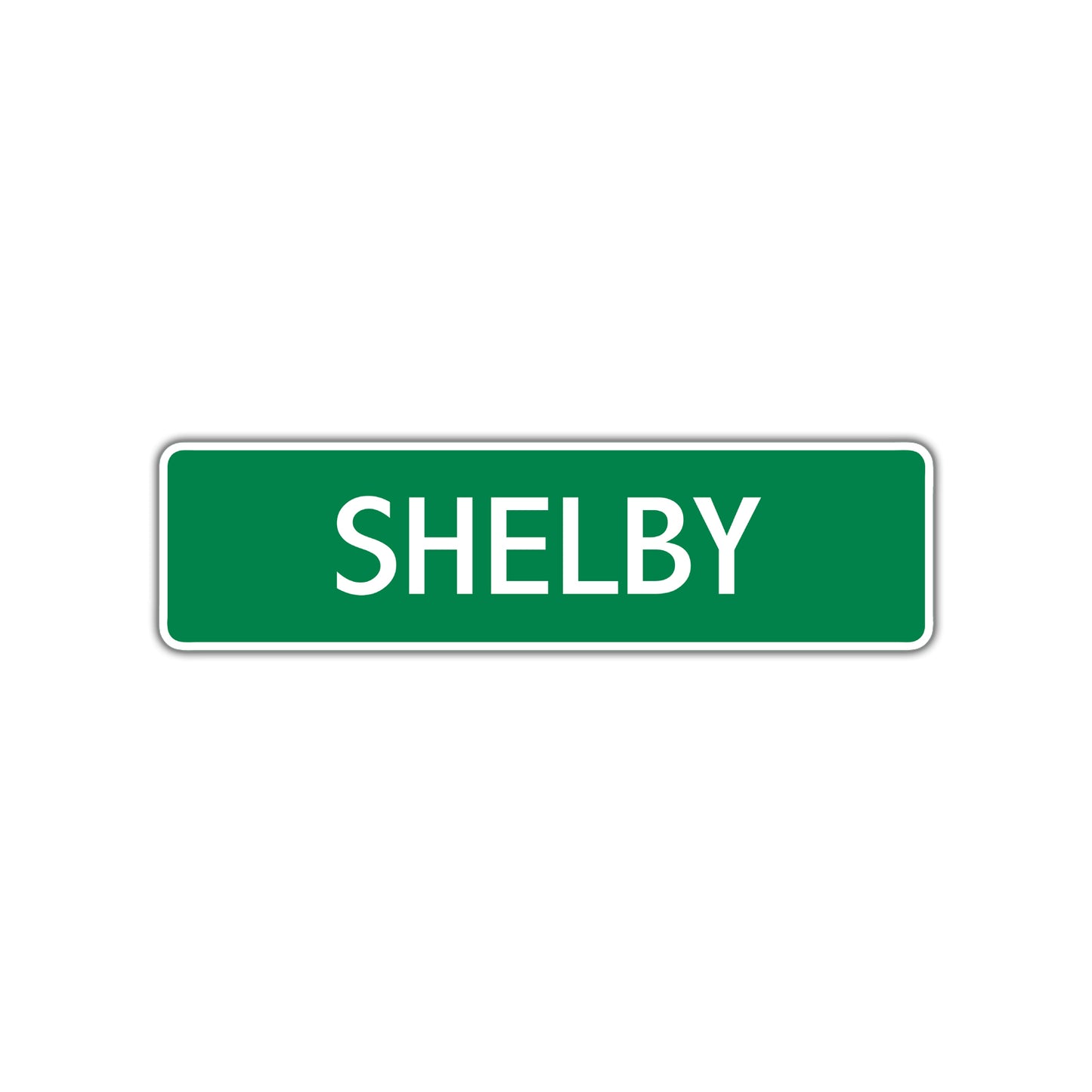 Shelby Street Sign Children Name Room Plate