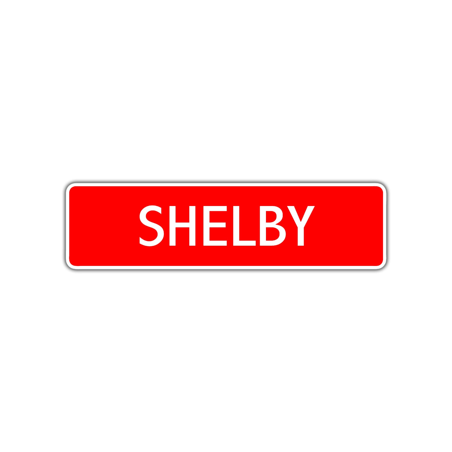 Shelby Street Sign Children Name Room Plate