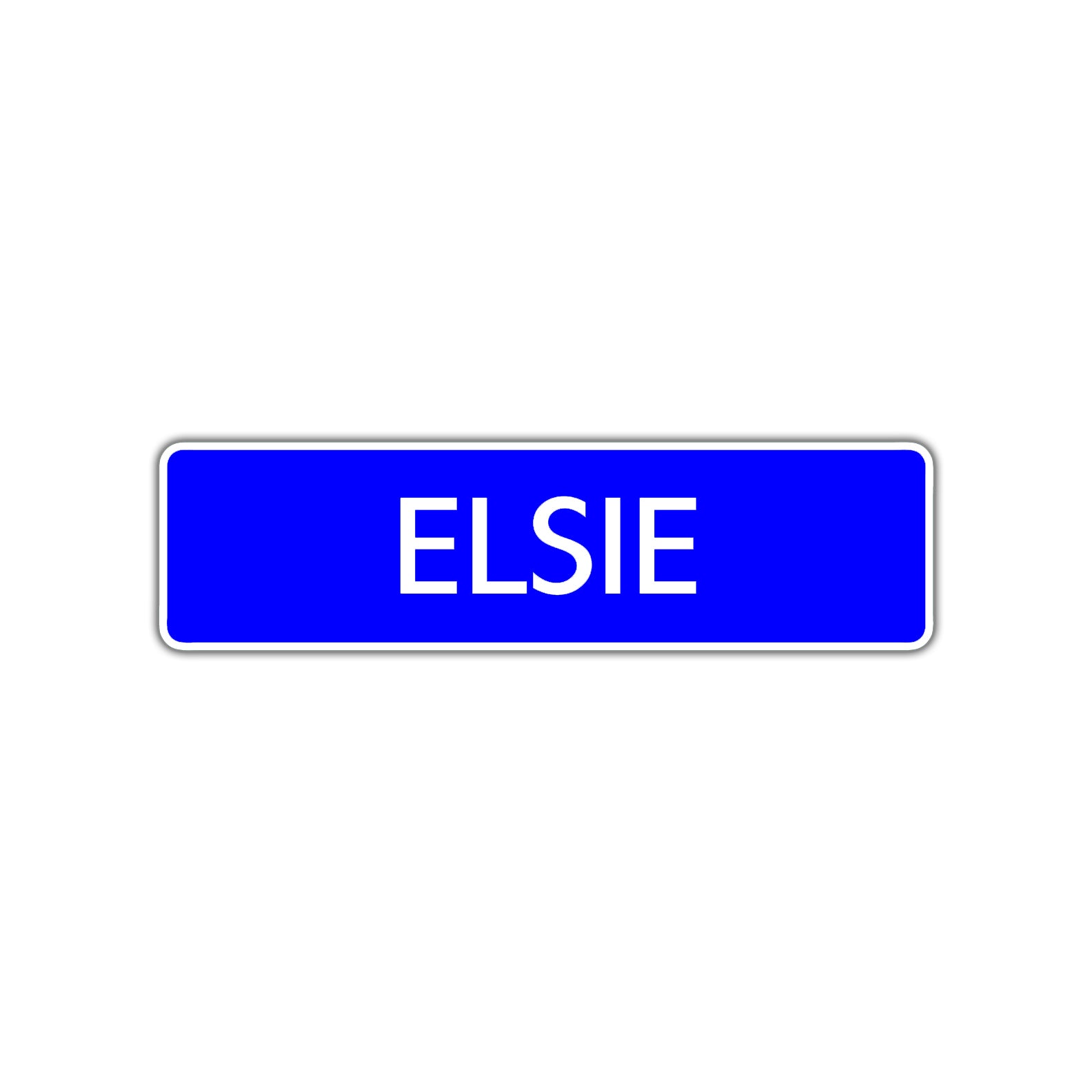 Elsie Street Sign Children Name Room Plate