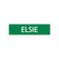 Elsie Street Sign Children Name Room Plate
