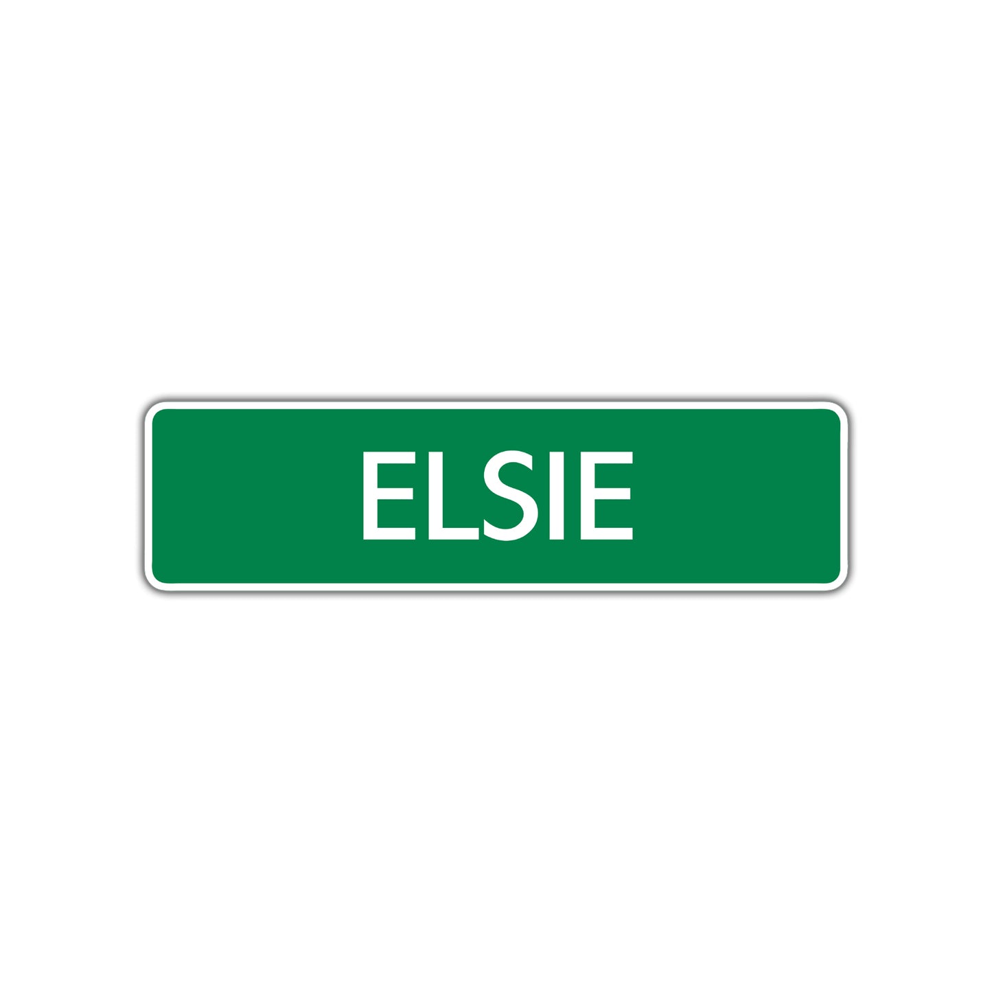 Elsie Street Sign Children Name Room Plate