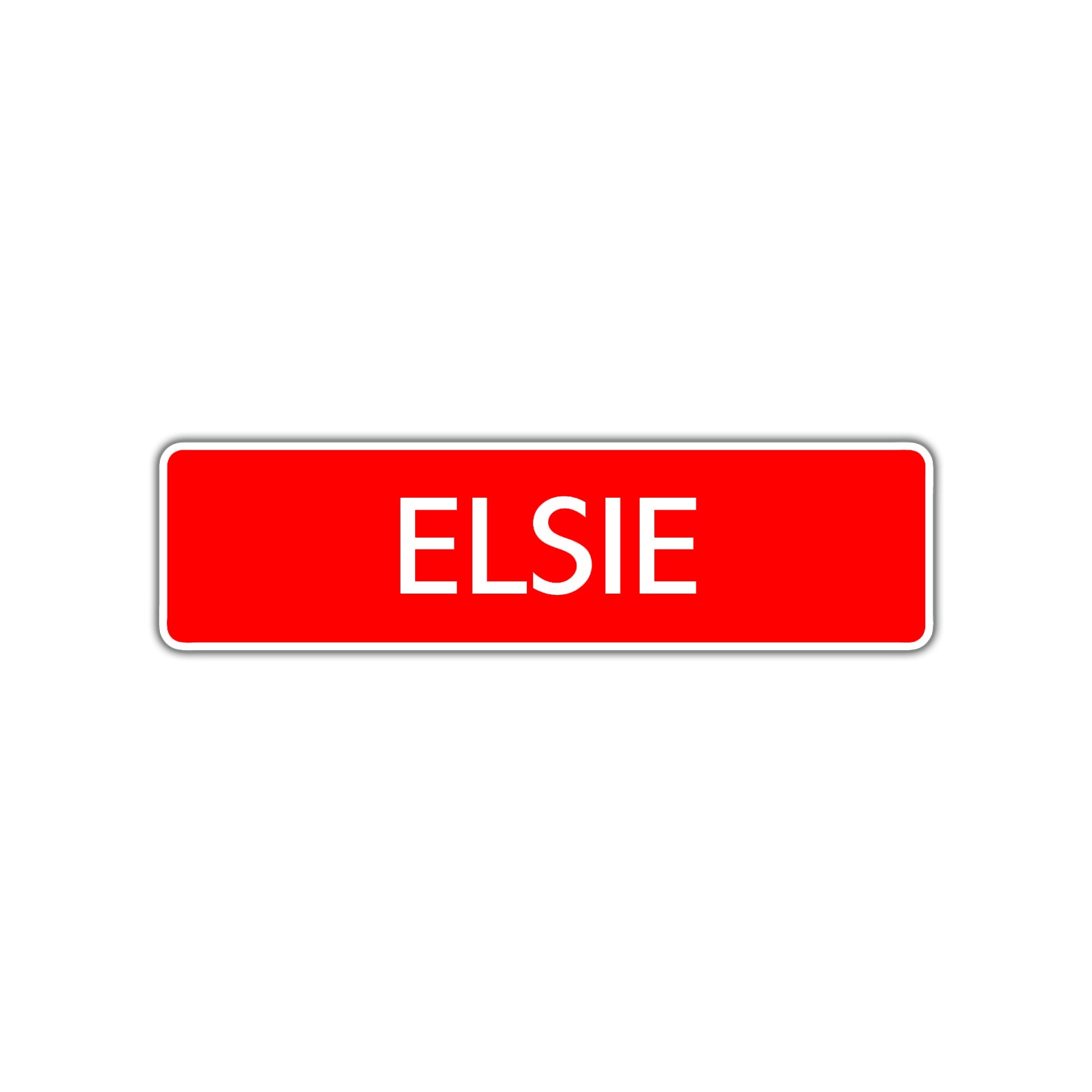 Elsie Street Sign Children Name Room Plate