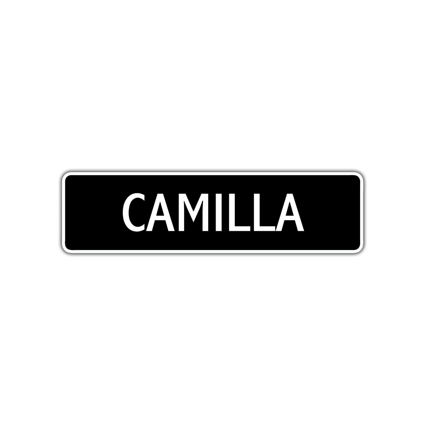 Camilla Street Sign Children Name Room Plate