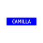 Camilla Street Sign Children Name Room Plate