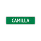 Camilla Street Sign Children Name Room Plate