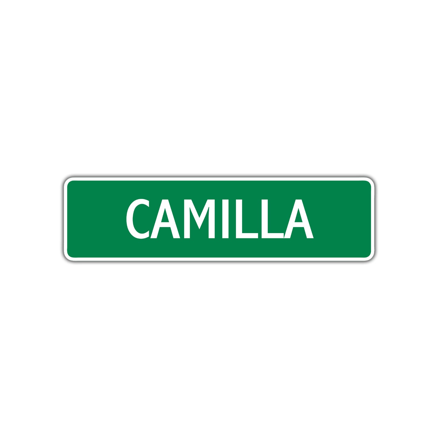 Camilla Street Sign Children Name Room Plate