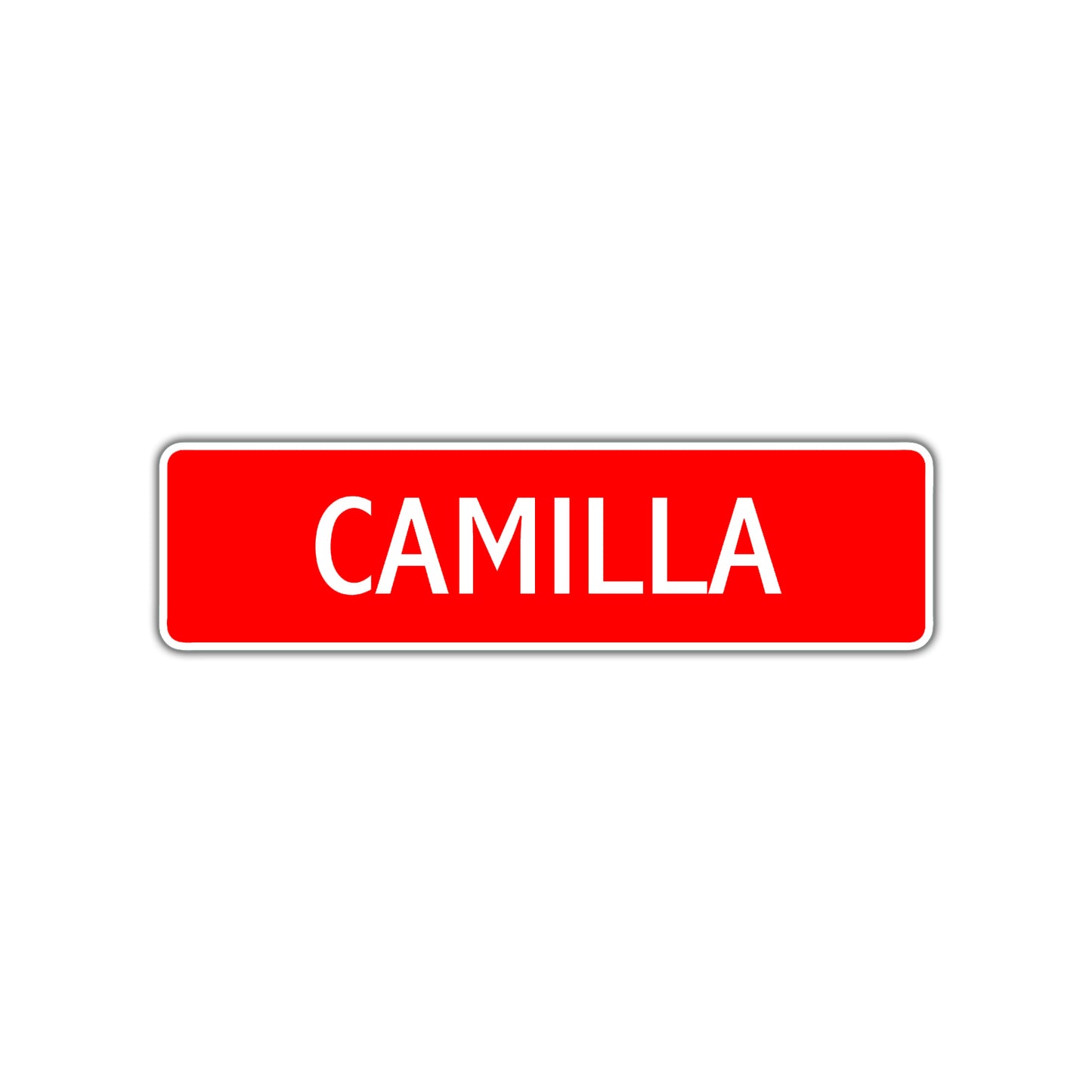 Camilla Street Sign Children Name Room Plate