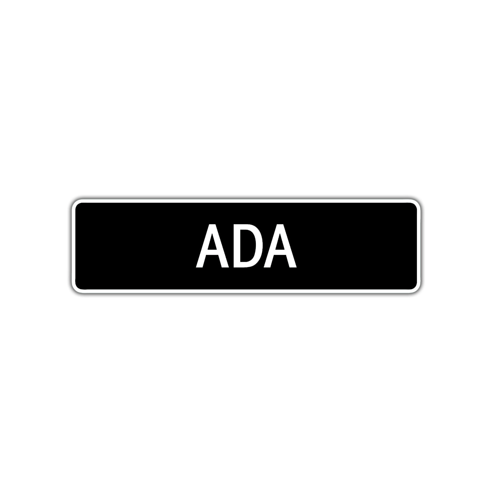 Ada Street Sign Children Name Room Plate