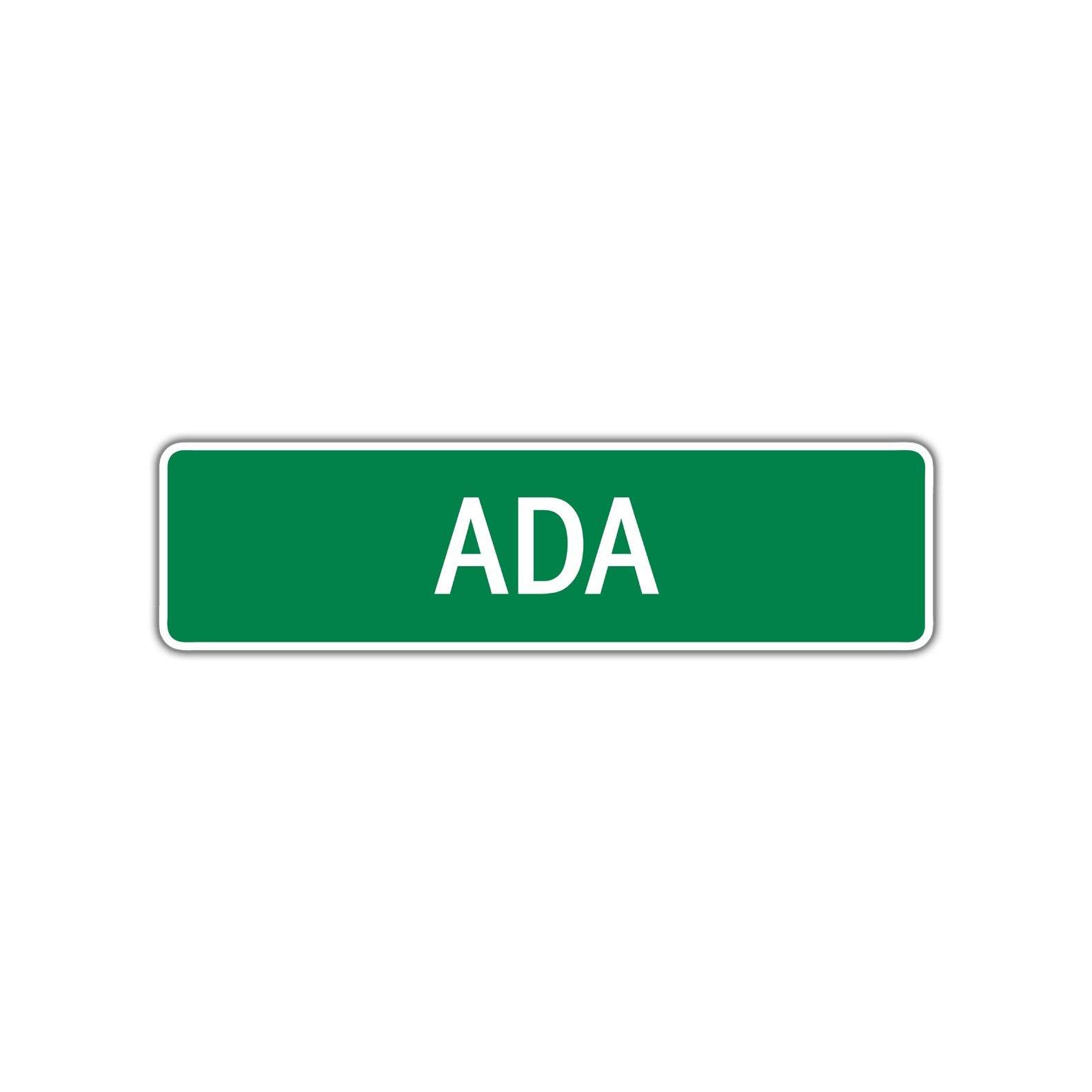 Ada Street Sign Children Name Room Plate