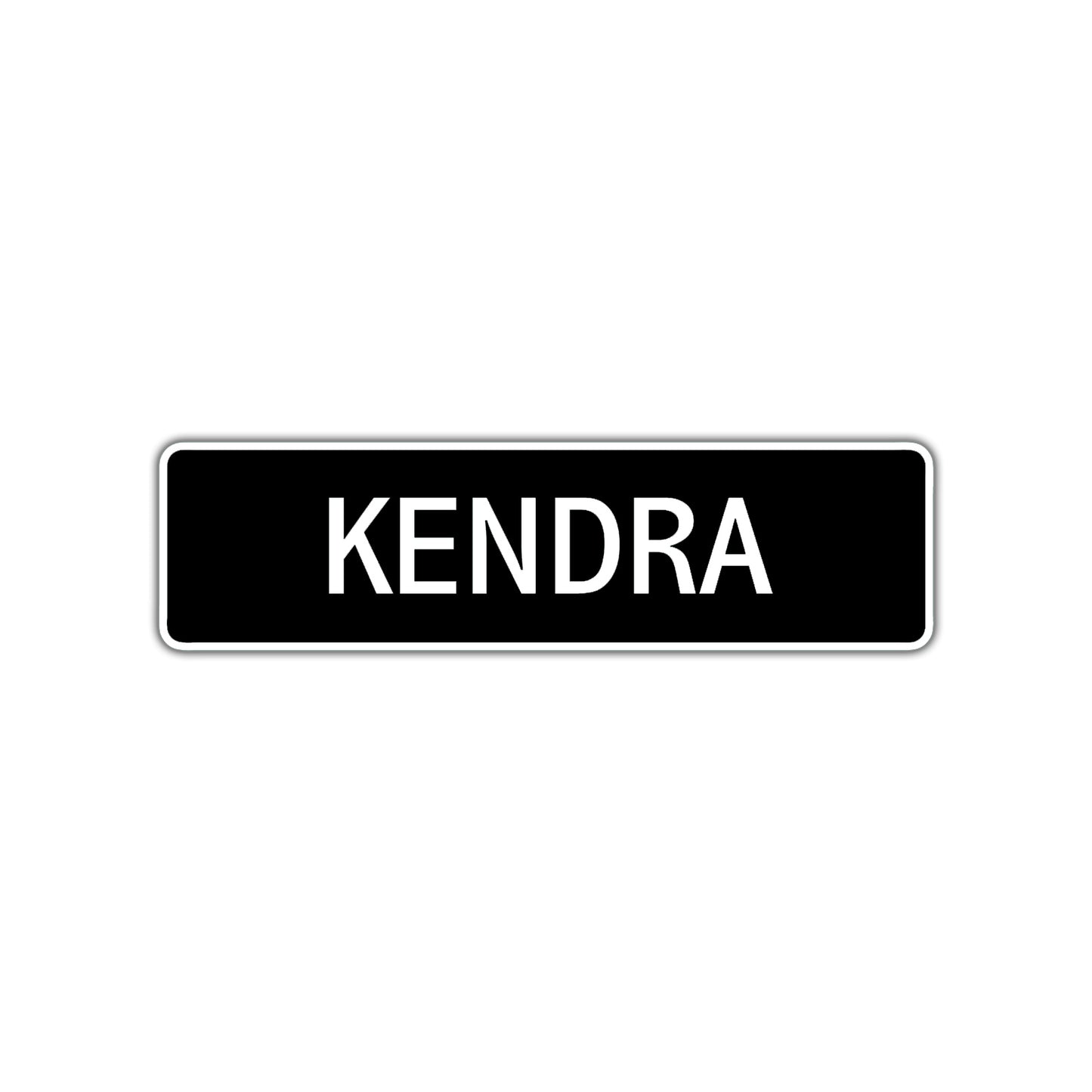 Kendra Street Sign Children Name Room Plate