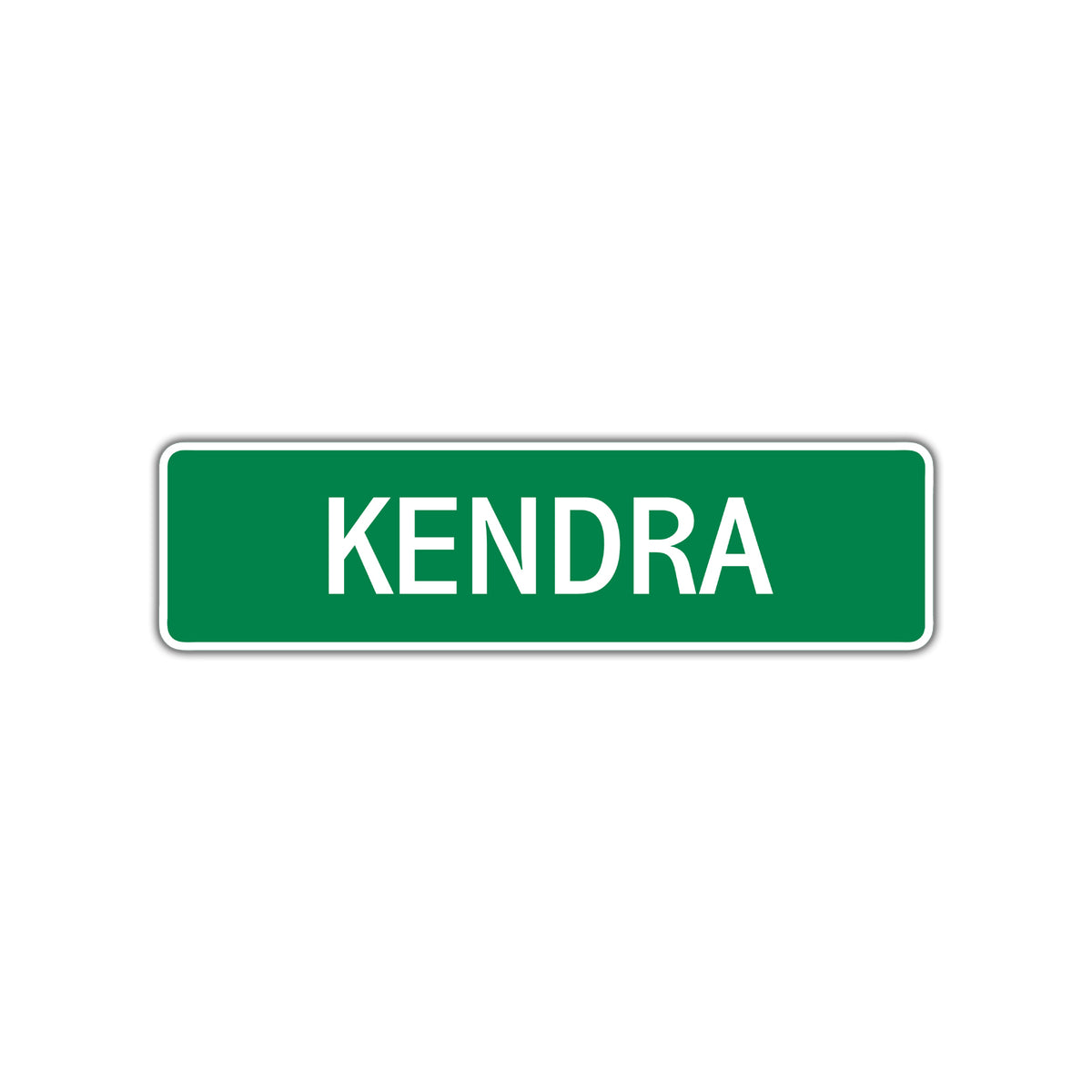Kendra Sign Kendra Street Sign Children Name Room Plate – Sign Fever