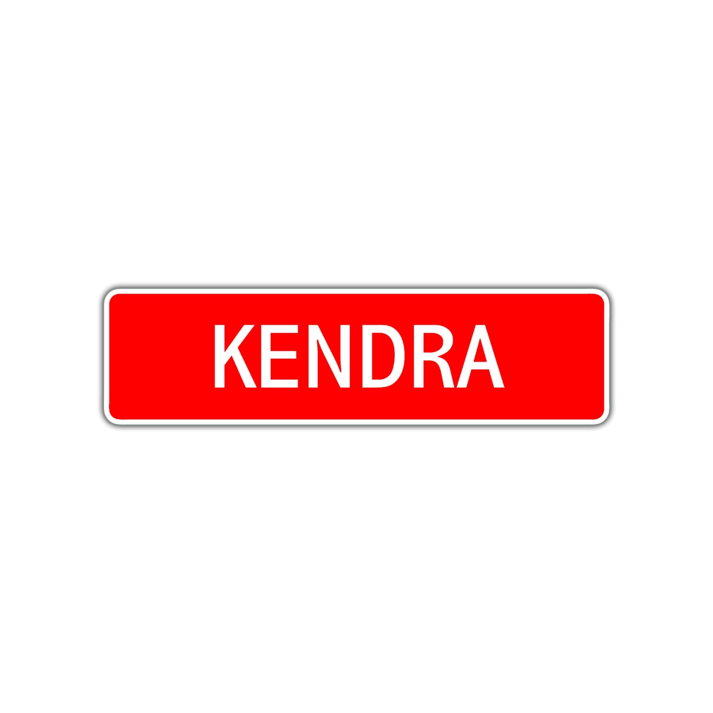 Kendra Street Sign Children Name Room Plate