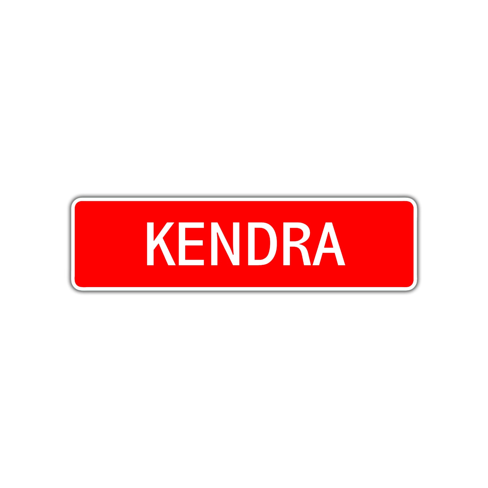 Kendra Street Sign Children Name Room Plate