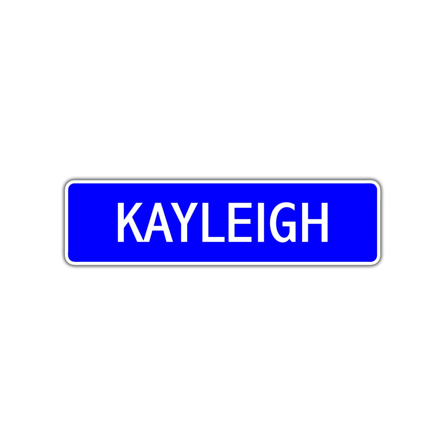 Kayleigh Street Sign Children Name Room Plate