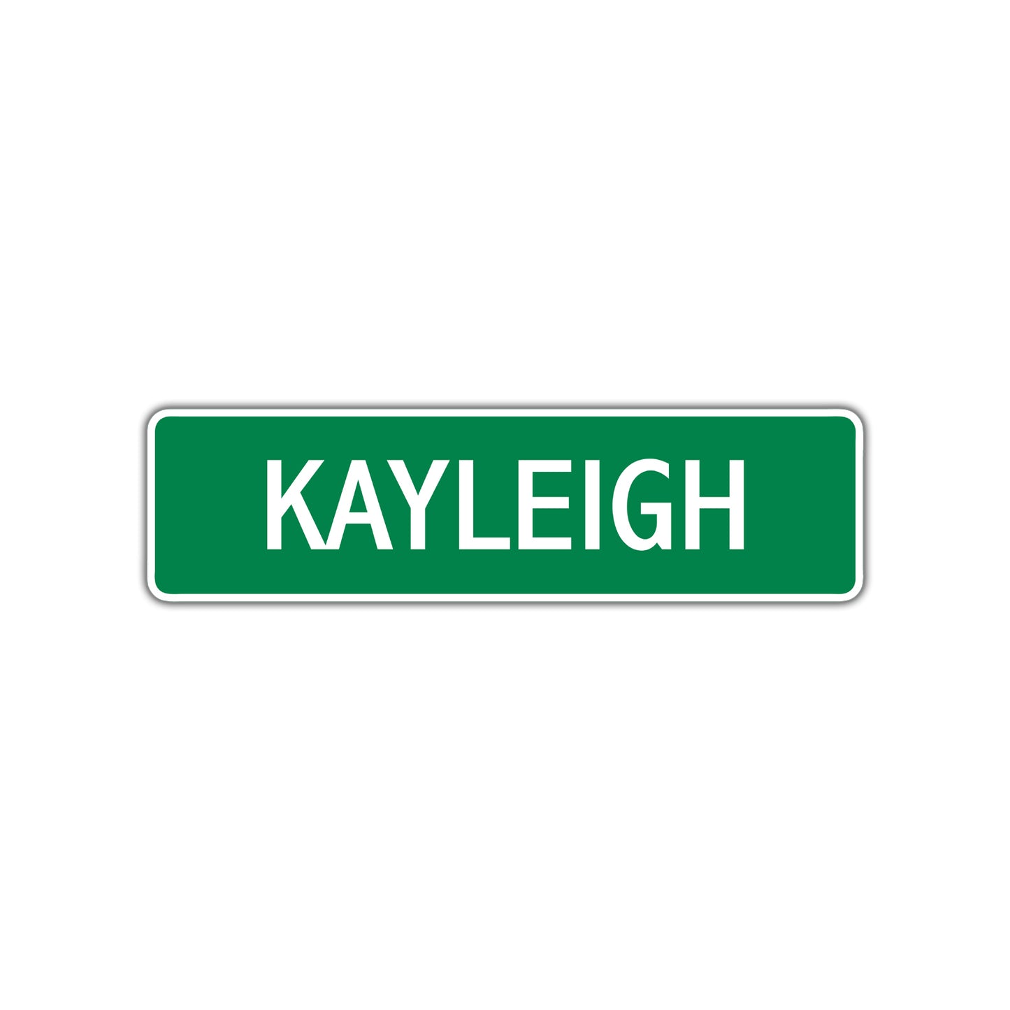 Kayleigh Street Sign Children Name Room Plate