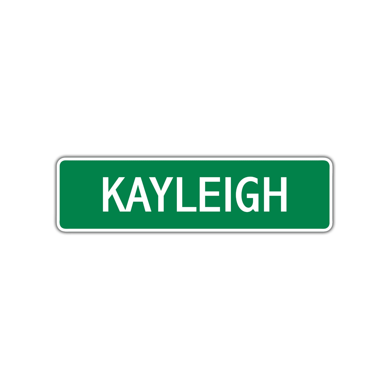 Kayleigh Street Sign Children Name Room Plate
