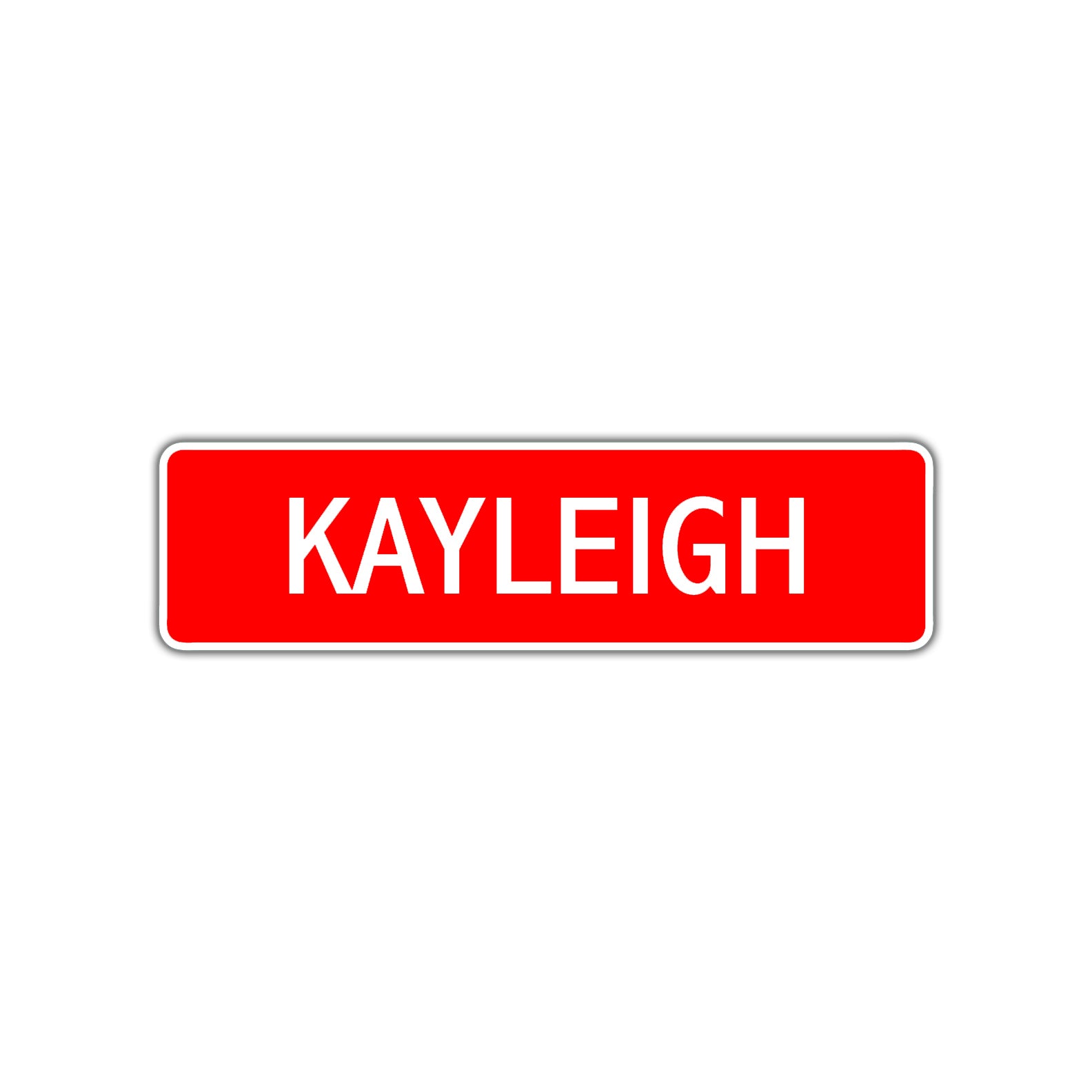 Kayleigh Street Sign Children Name Room Plate