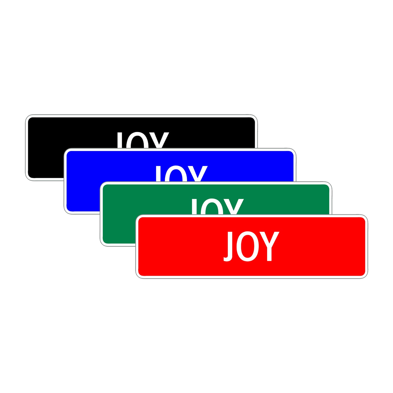 Joy Street Sign Children Name Room Plate